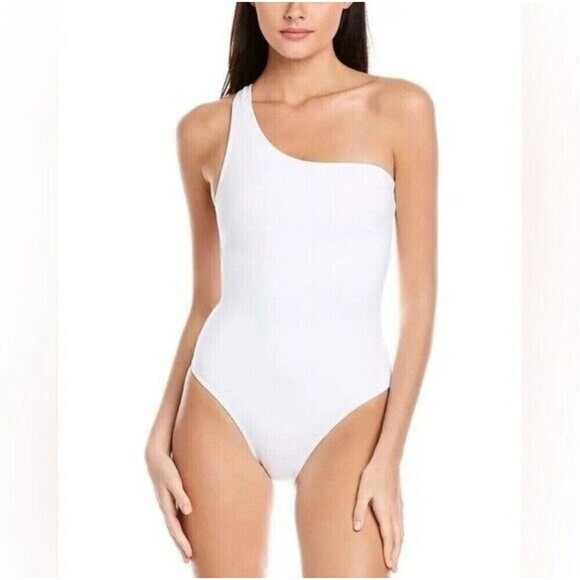 Andie Swim The Nantucket Swimsuit Small One Piece White Women’s Size NEW NWT - Picture 1 of 4